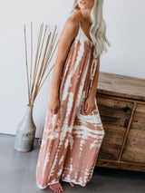 Full Size Tie-Dye Wide Leg Jumpsuit Plus Size - photo produit 5 - VELZAR