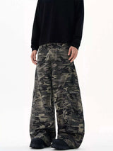 Pantalon Cargo Camouflage Coupe Ample Homme - photo produit 2 - VELZAR