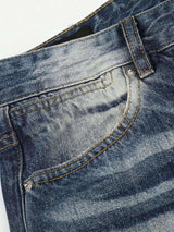 Jean Bootcut Délavé Clouté Homme - photo produit 4 - VELZAR