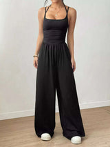 Combinaison Jambe Large Fines Bretelles - photo produit 2 - VELZAR
