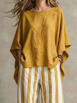 Ensemble Haut Uni et Pantalon Grande Taille - photo produit 6 - VELZAR