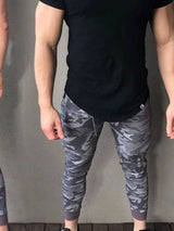 Men's Camouflage Drawstring Active Pants - photo produit 5 - VELZAR