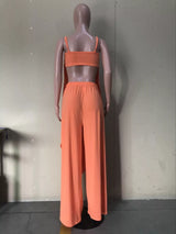 Full Size Asymmetrical Hem Cami and Pants Set Plus Size - photo produit 6 - VELZAR