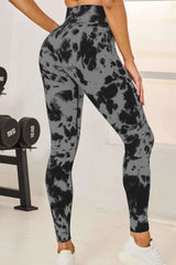 Tie-Dye High Waist Active Leggings - photo produit 2 - VELZAR