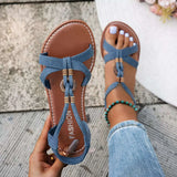 Sandales Plates Bout Ouvert - photo produit 3 - VELZAR