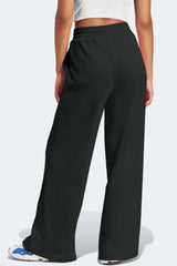 Drawstring Wide Leg Active Pants - photo produit 5 - VELZAR