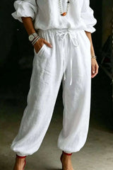 Full Size Off-Shoulder Top and Pants Set Plus Size - photo produit 3 - VELZAR