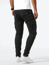 Jean Cargo Skinny Grande Taille Homme - photo produit 6 - VELZAR