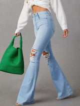 Distressed Jeans with Pockets - photo produit 2 - VELZAR