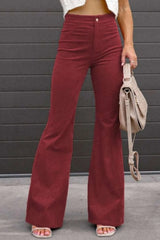 Full Size Hight Waist Bootcut Pants Plus Size - photo produit 4 - VELZAR