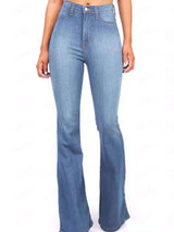 Full Size High-Waisted Bootcut Jeans Plus Size - photo produit 3 - VELZAR