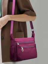 Sac Bandoulière en Nylon Léger Multipoches - photo produit 2 - VELZAR