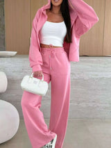 Ensemble Sweat à Capuche Zippé et Pantalon Ample - photo produit 1 - VELZAR