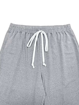 Plus Size Striped Contrast Wide Leg Pants - photo produit 4 - VELZAR