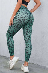 Leopard Print Wide Waistband Leggings - photo produit 4 - VELZAR