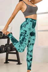 Tie-Dye High Waist Active Leggings - photo produit 6 - VELZAR