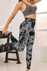 Tie-Dye High Waist Active Leggings - photo produit 3 - VELZAR