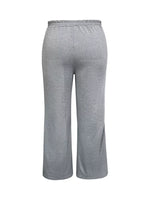 Plus Size Striped Contrast Wide Leg Pants - photo produit 6 - VELZAR