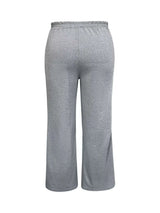 Plus Size Striped Contrast Wide Leg Pants - photo produit 6 - VELZAR