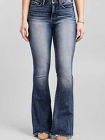 High-Rise Flare Gradient Wash Jeans - photo produit 1 - VELZAR