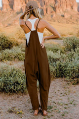 Double Take Full Size V-Neck Sleeveless Jumpsuit with Pockets - photo produit 2 - VELZAR