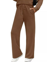 Full Size Long Sleeve Round Neck Top and Pants Set Plus Size - photo produit 24 - VELZAR