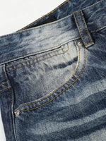 Jean Bootcut Délavé Clouté Homme - photo produit 4 - VELZAR