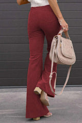 Full Size Hight Waist Bootcut Pants Plus Size - photo produit 5 - VELZAR