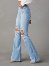 Distressed Jeans with Pockets - photo produit 4 - VELZAR