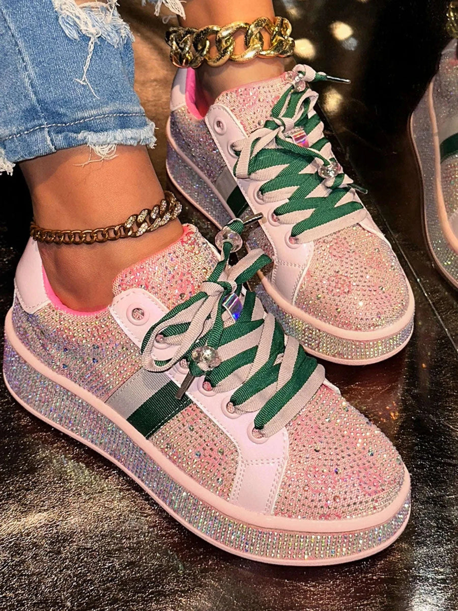 Baskets Bout Rond Strass