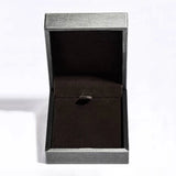 A matching box for the Starry Sky Inlaid Zircon Moon Star Necklace, elegant design with a soft interior.
