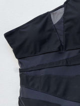 One-Shoulder Sleeveless One-Piece Swimsuit - photo produit 3 - VELZAR