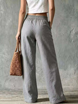 Pantalon Jambe Large Grande Taille - photo produit 6 - VELZAR