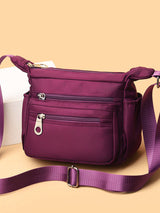 Sac Bandoulière en Nylon Léger Multipoches - photo produit 3 - VELZAR