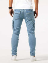 Jean Cargo Skinny Grande Taille Homme - photo produit 3 - VELZAR