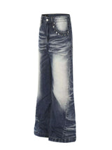 Jean Bootcut Délavé Clouté Homme - photo produit 2 - VELZAR