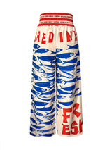 Plus Size Printed Wide Leg Pants - photo produit 4 - VELZAR