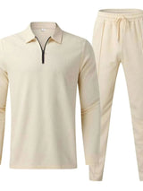 Ensemble Haut Manches Longues et Pantalon Grande Taille Homme - photo produit 3 - VELZAR