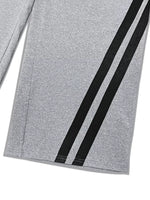 Plus Size Striped Contrast Wide Leg Pants - photo produit 5 - VELZAR
