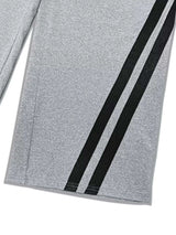 Plus Size Striped Contrast Wide Leg Pants - photo produit 5 - VELZAR