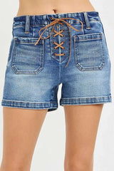 RISEN – Short Taille Haute à Nouer - photo produit 1 - VELZAR