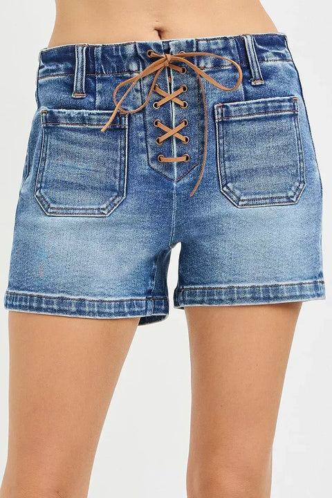 RISEN – Short Taille Haute à Nouer - photo produit 1 - VELZAR