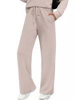 Full Size Long Sleeve Round Neck Top and Pants Set Plus Size - photo produit 15 - VELZAR