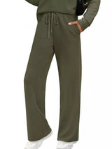 Full Size Long Sleeve Round Neck Top and Pants Set Plus Size - photo produit 3 - VELZAR