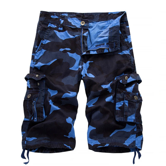 Bermuda Militaire Homme Camouflage Multipoches - vue 1