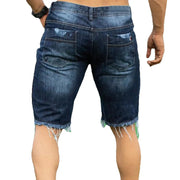 Nouveauté 2026 Short en denim délavé Water Buffalo - Short décontracté pour homme, coupe ample et droite, cinq poches - Nouveau style d'été