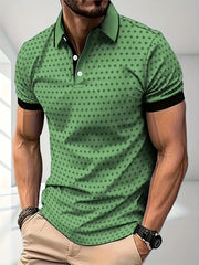 Polo Homme Imprimé Pois 3D - vue 3