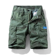 Bermuda Cargo Homme Camouflage Taille Élastique - vue 5