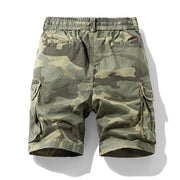 Bermuda Cargo Homme Camouflage Taille Élastique - vue 3