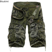 Short Cargo Homme Camouflage Streetwear - vue 6